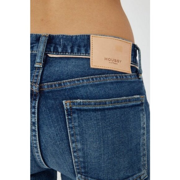 💕MOUSSY VINTAGE💕 Douglass Skinny Jeans ~ Dark Blue 24 - Picture 8 of 16